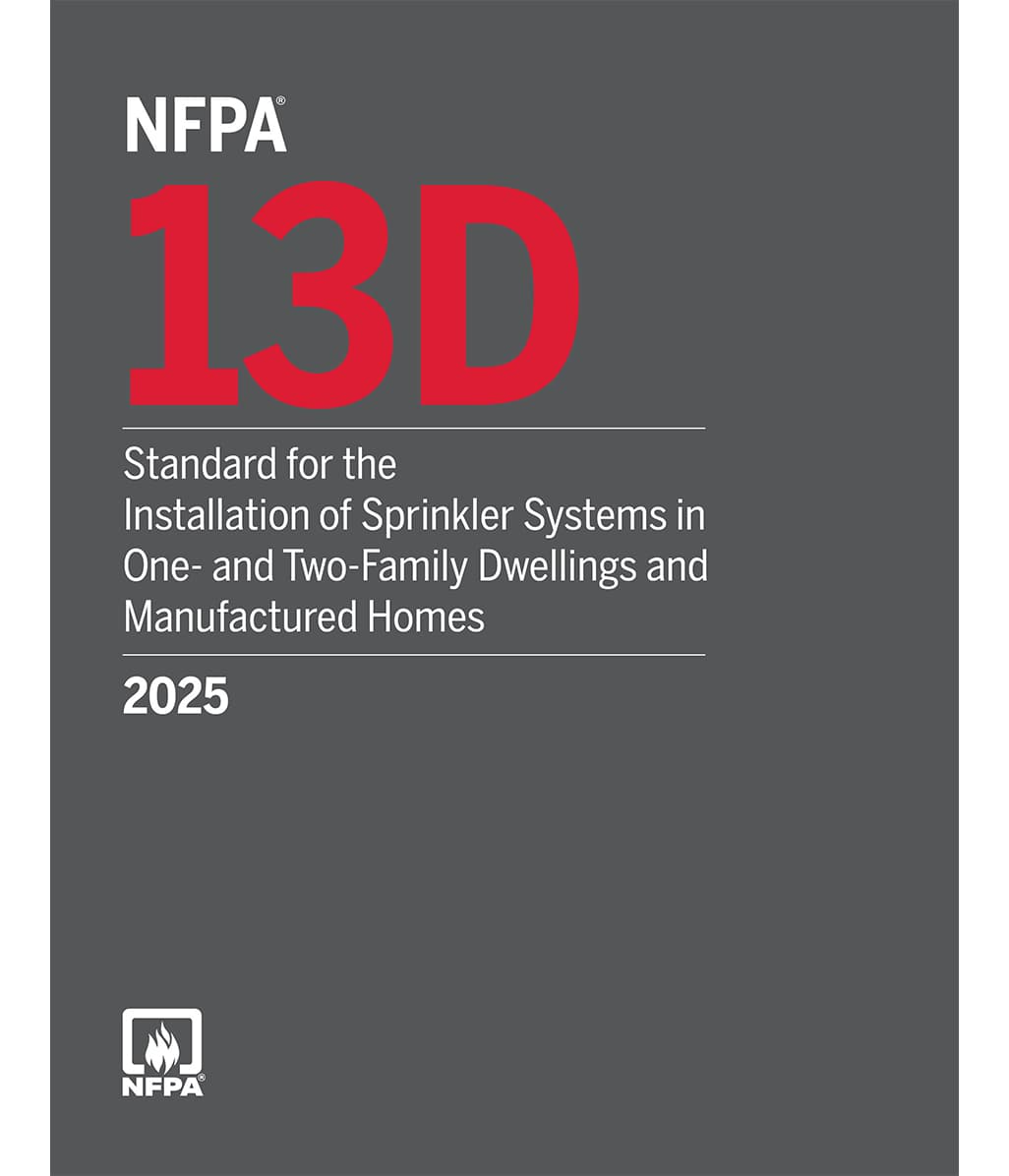 2025 NFPA 13D Sprinkler Systems Standard