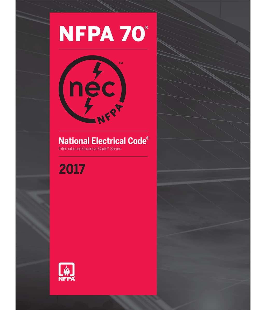 NFPA 70 2017 National Electrical Code Softbound Edition