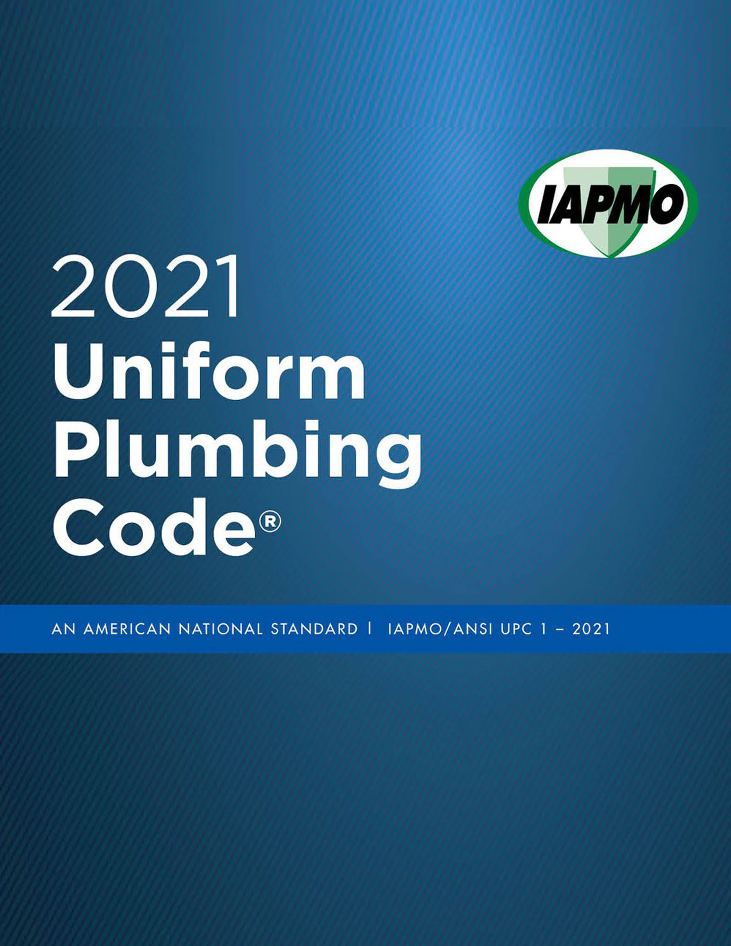 2021 Uniform Plumbing Code Book