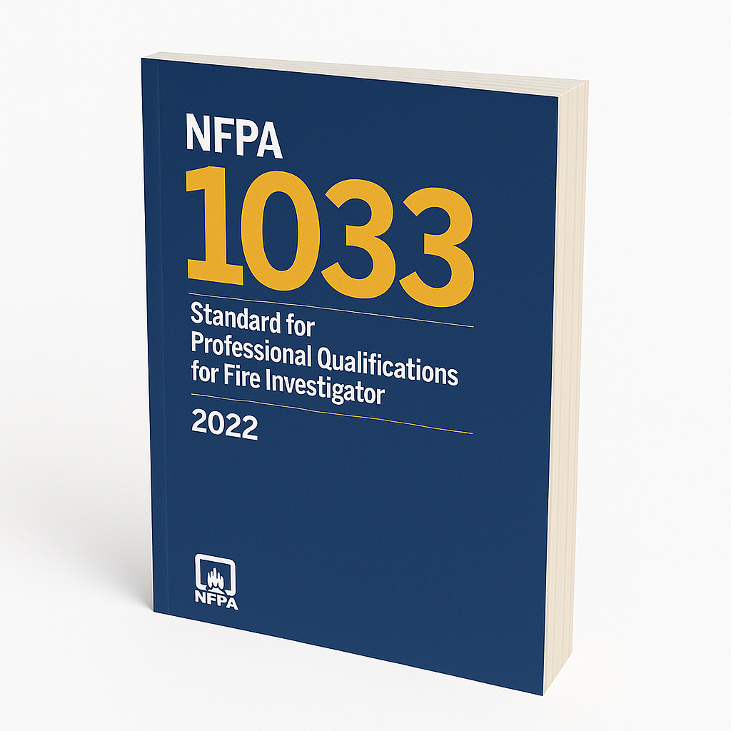 2022 NFPA 1033 Standard for Professional Qualifications for Fire Investigator