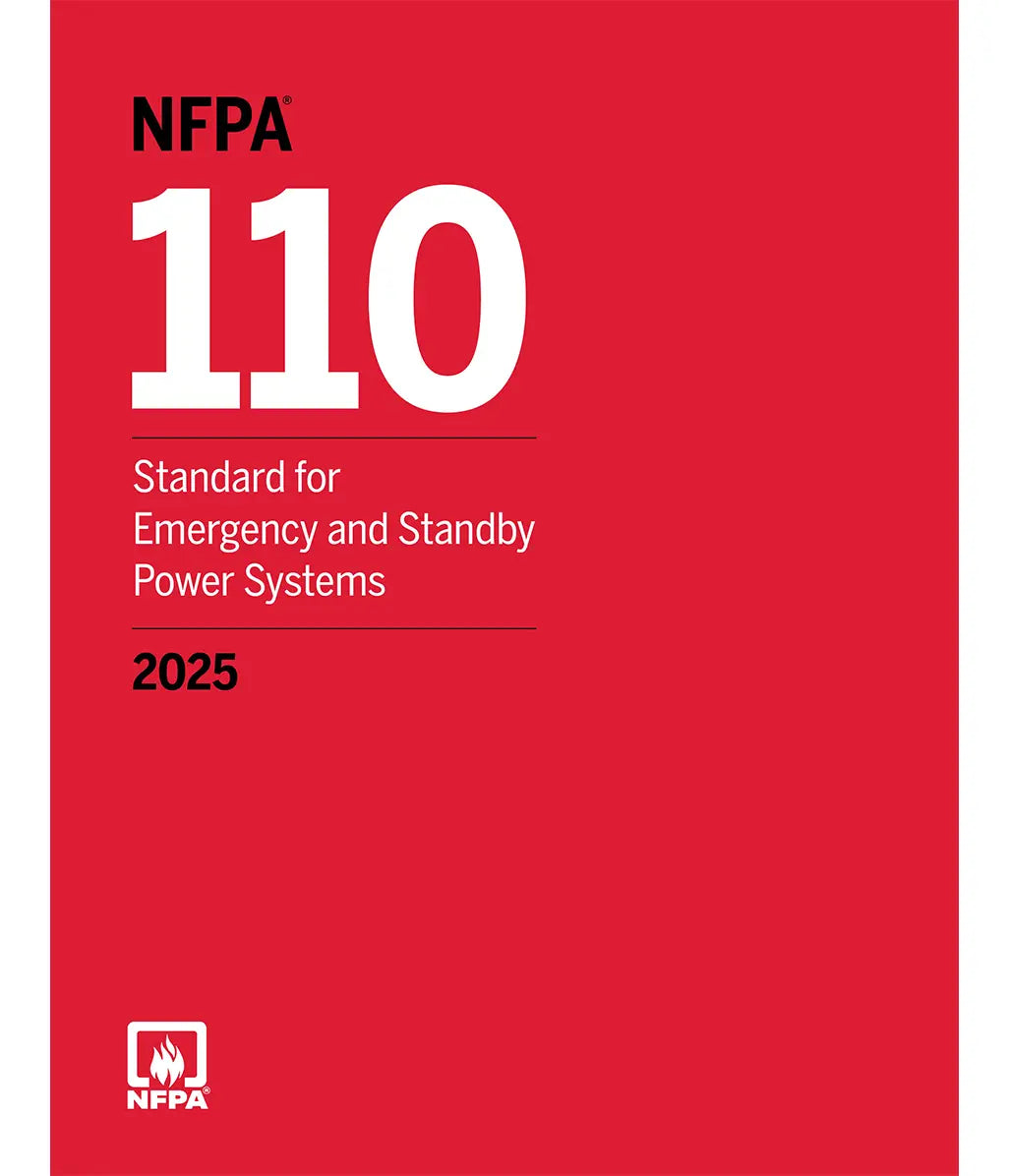 2025 NFPA 110 Standard Emergency Power Systems