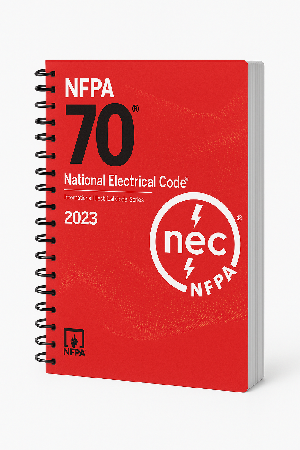 Electrical Code Board 2023 NFPA 70 National Electrical Code NEC Spiral Bound - Authentic NFPA ...