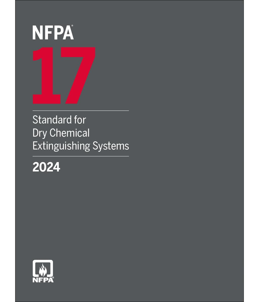 2024 NFPA 17 Standard for Dry Chemical Extinguishing Systems