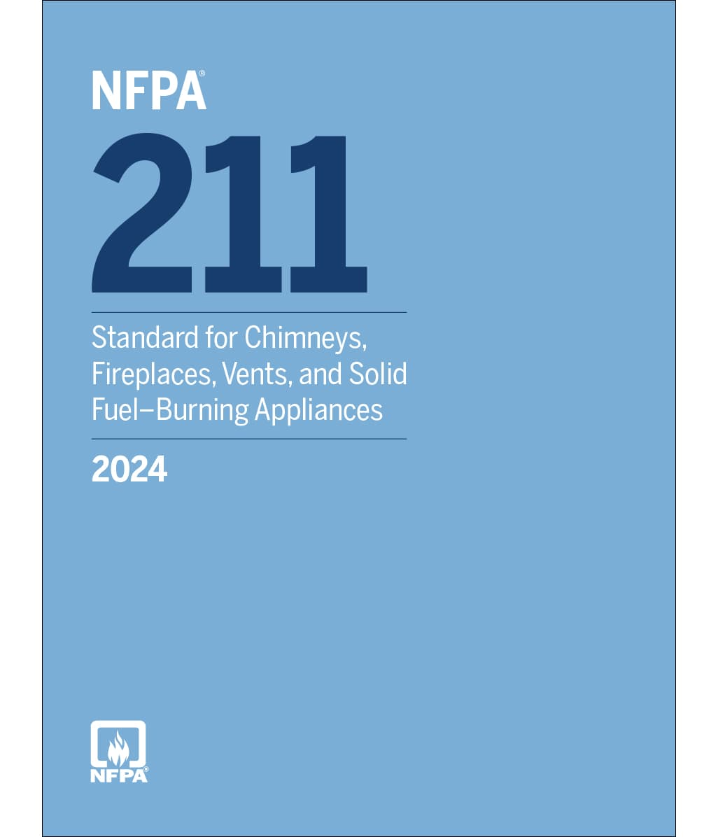 2024 NFPA 211 Standard for Chimneys, Fireplaces, Vents, and Solid Fuel-Burning Appliances