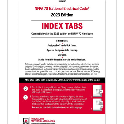 2023 NFPA National Electrical Code Tabs