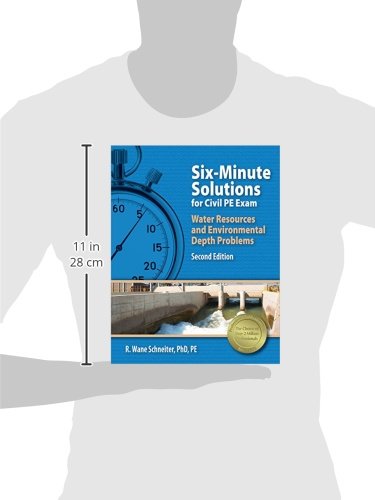 PPI Six-Minute Solutions for Civil PE Water Resources and Environmental Depth Exam Problems, 2nd Edition – Contains 100 Practice Problems for the NCEES PE Civil Water Resources and Environmental Exam